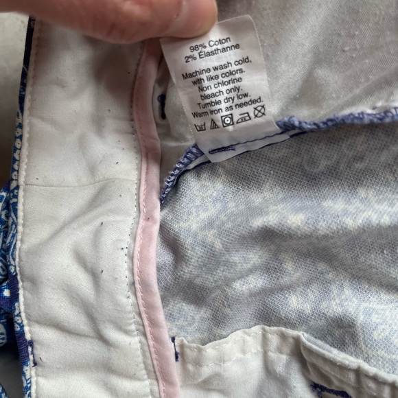 J. Crew Cotton Paisley straight-leg pants - Picture 8 of 8